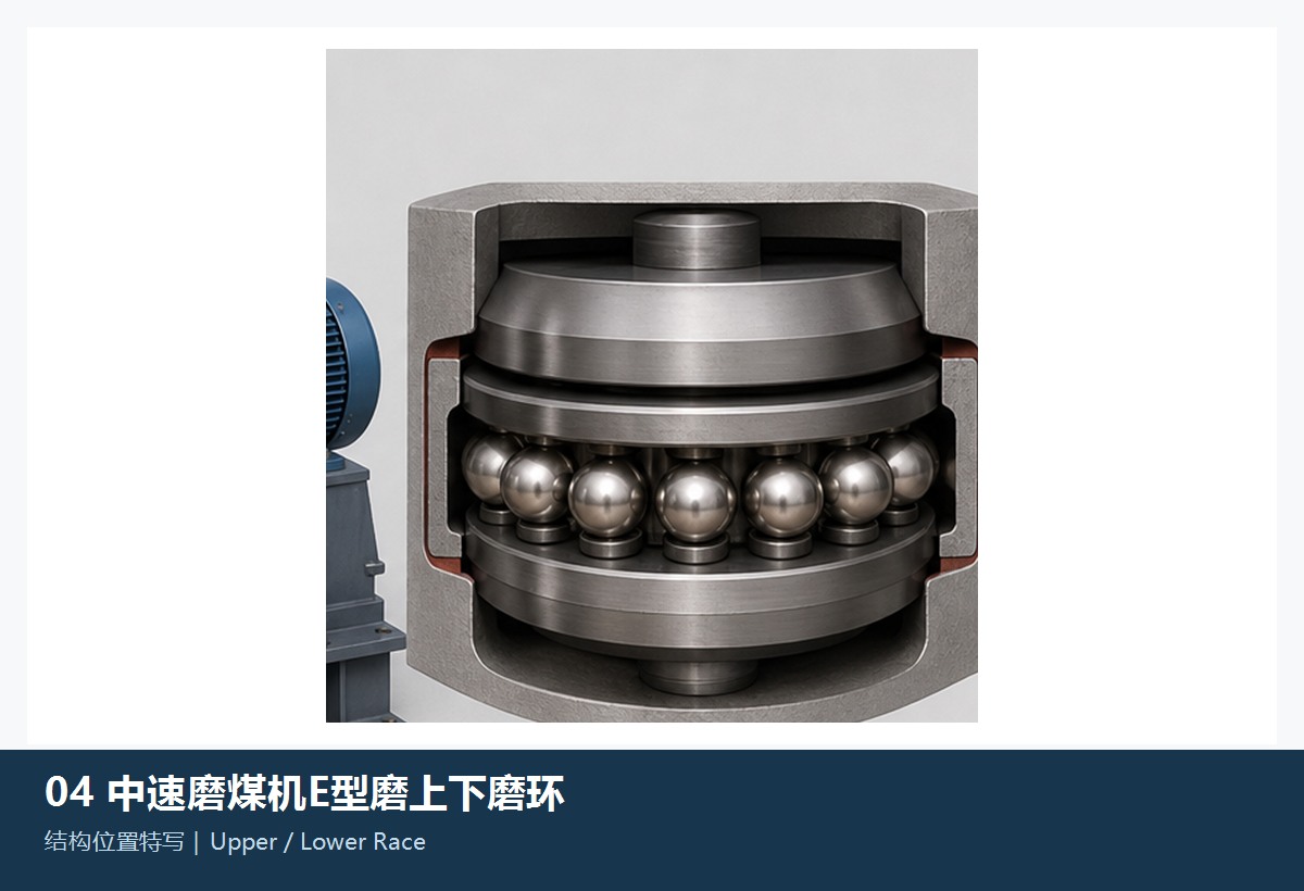 上磨环 / 下磨环（E型磨）