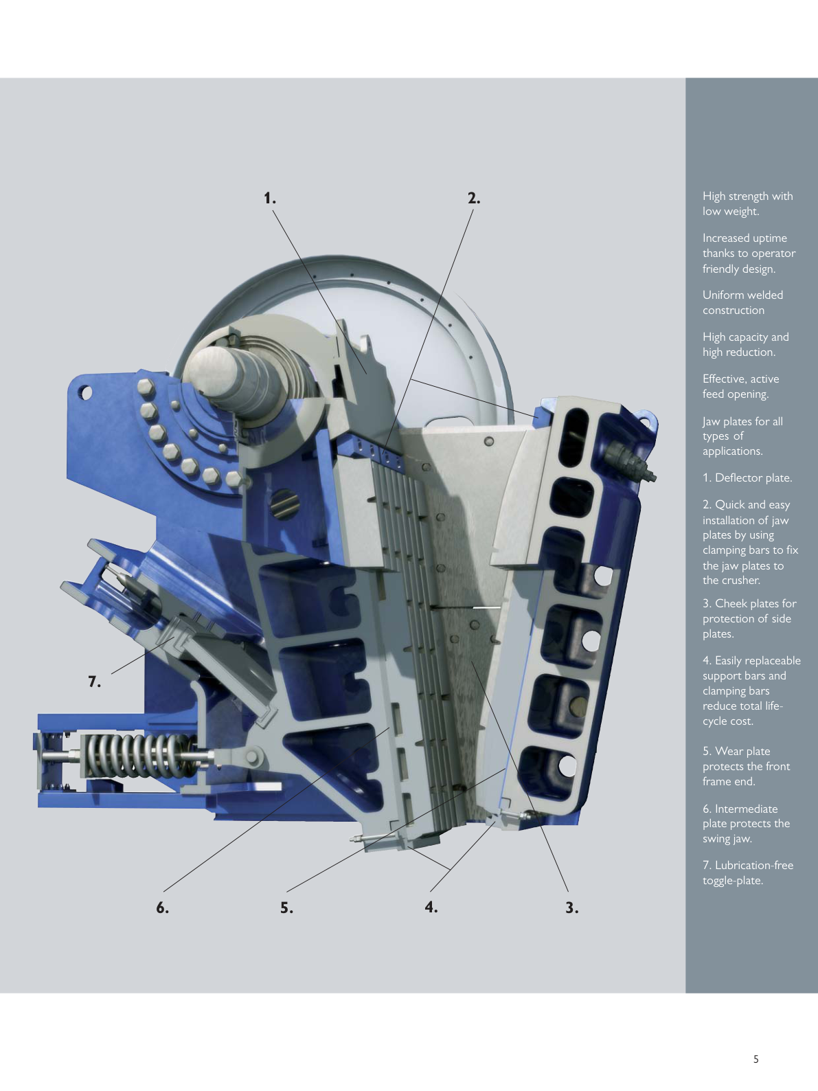 Illustration of the general jaw crushers equipment category