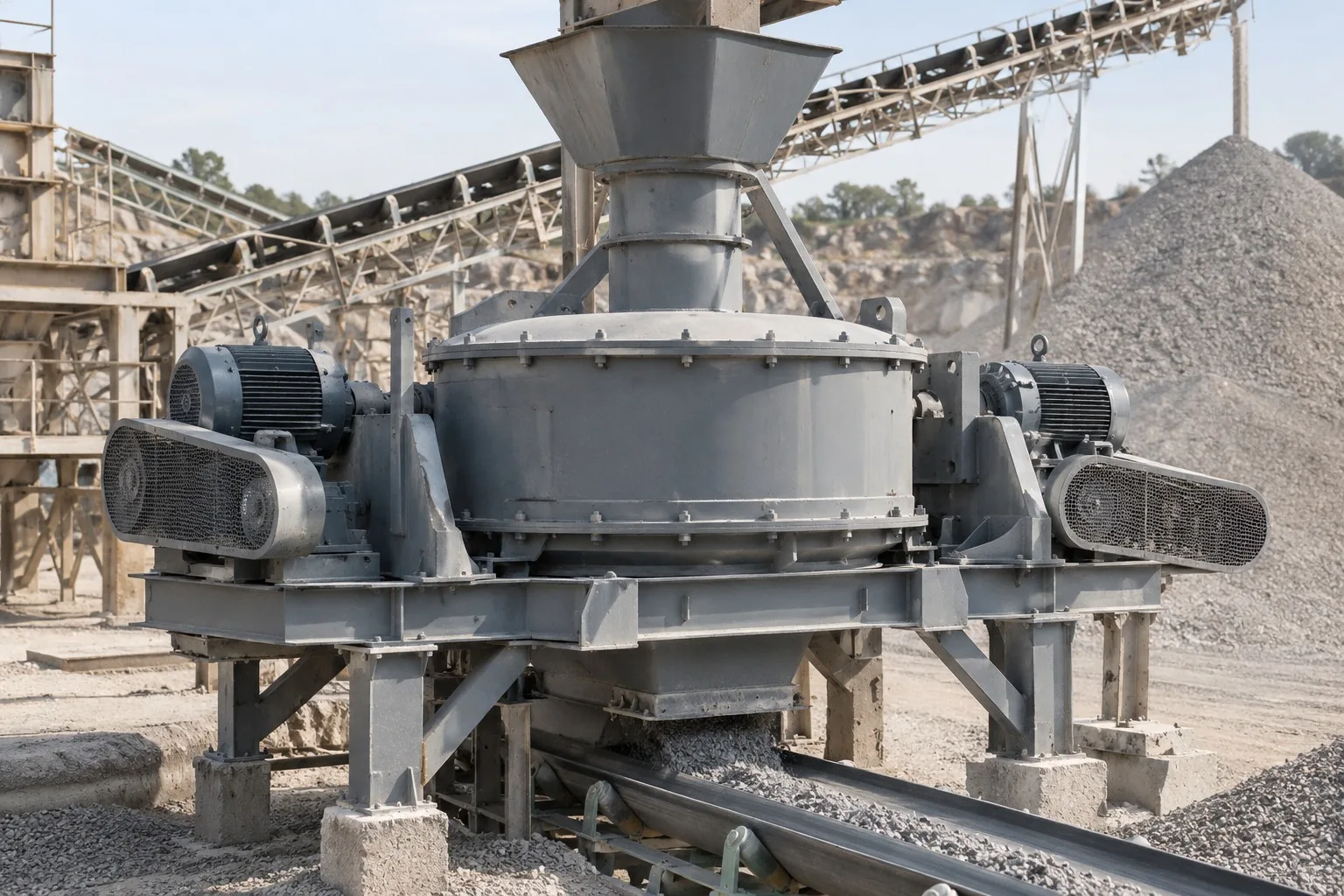 Máquina para fabricación de arena