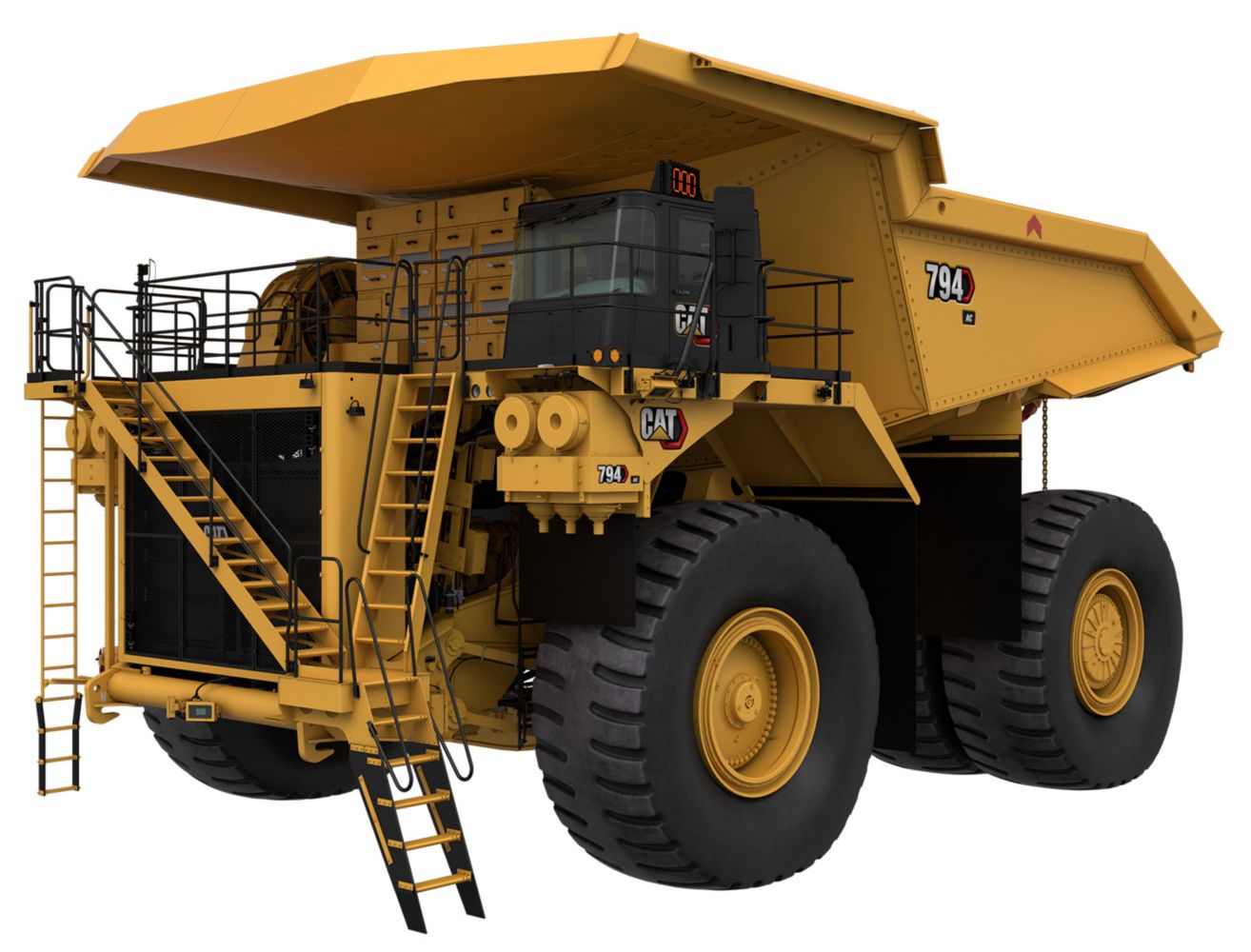 Cat 794 AC 交流电驱动矿用自卸卡车官方产品图