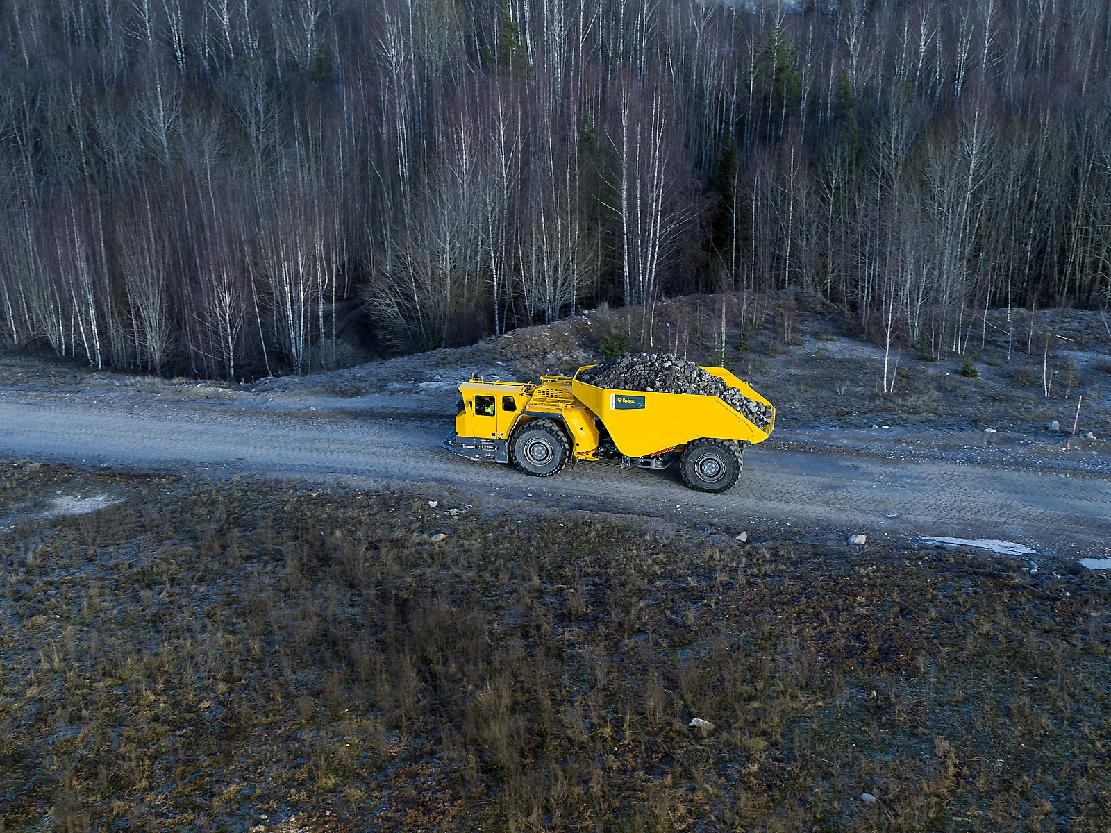Epiroc Official Minetruck MT65 S Underground Mining Truck Graphics of reality