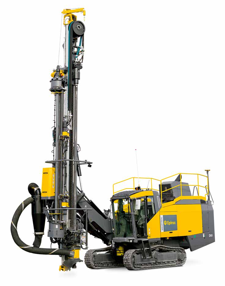 Epiroc Official SmartROC D60 Detection of open-air hole drilling machine