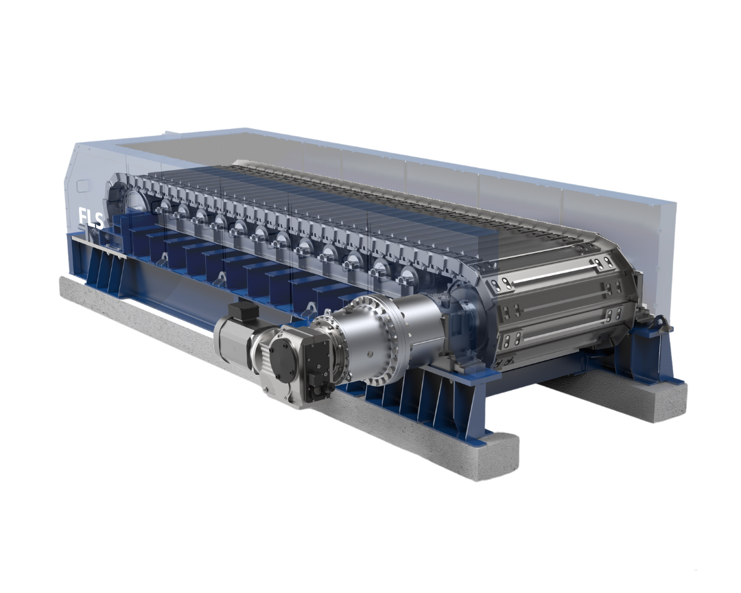Official FLS heavy-duty apron feeder product image