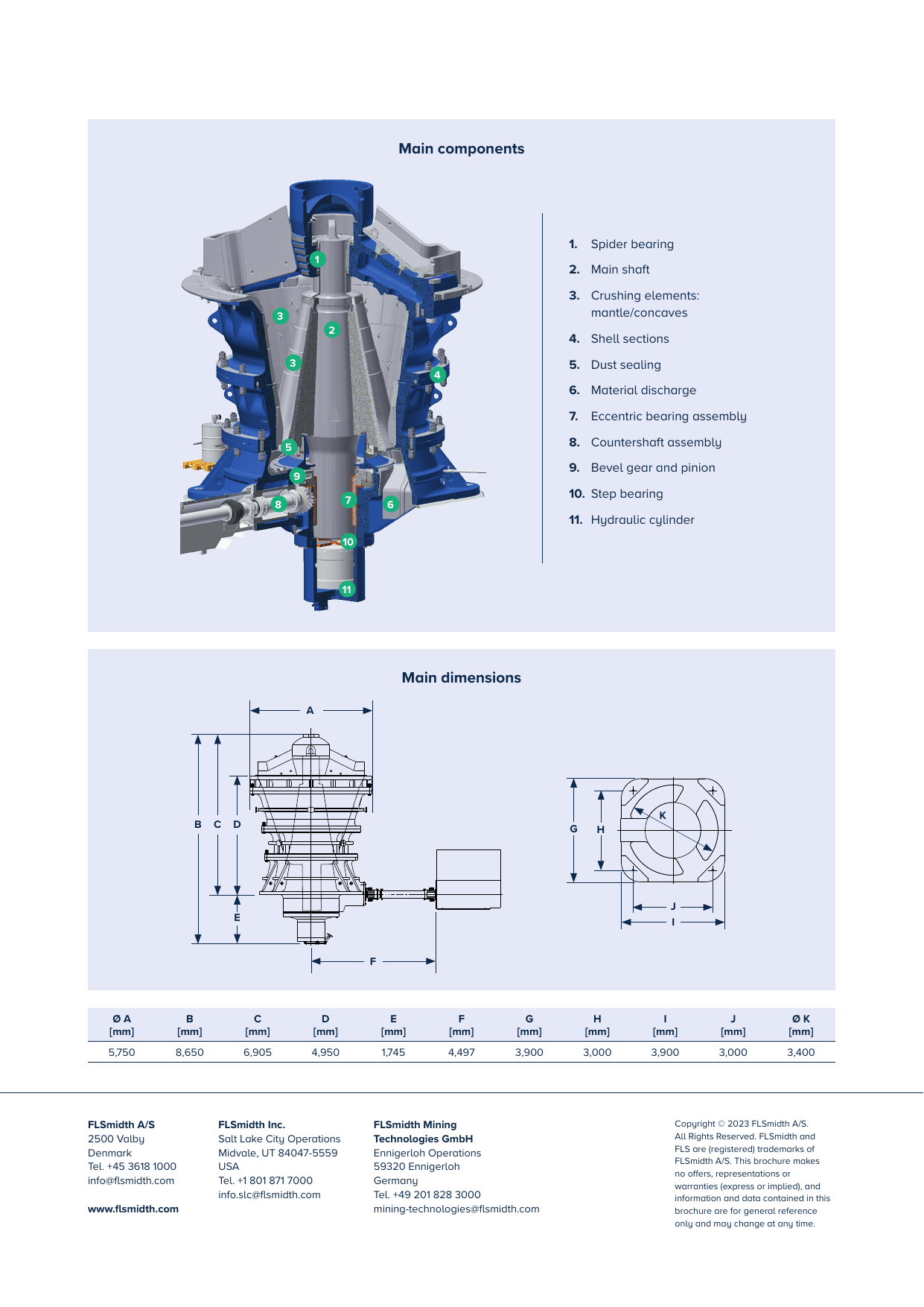 FLS KB 63 - 80 Pro Official Profiles Part / Assembly With size diagrams
