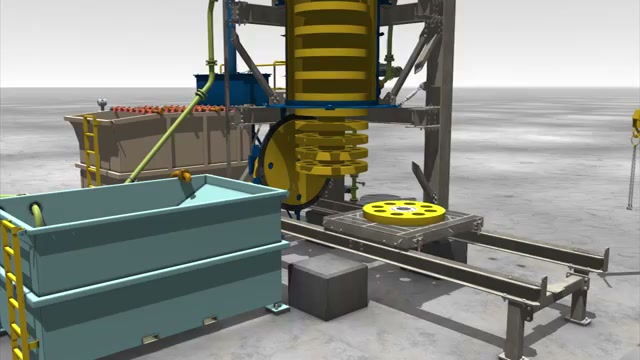 FLS VXPmill Original installation of the slab and a tray hoisting