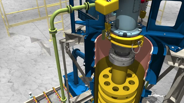The bottom feed and the dilution sludge in FLS VXPmill the s Construction and installation position
