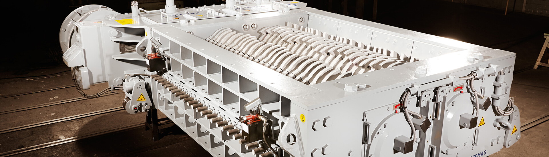 HAZEMAG HCS Center Sizer Official photo of the machine