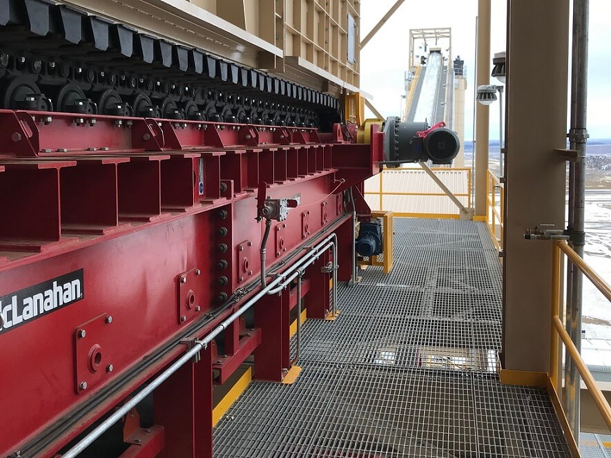 McLanahan Apron Feeder apron pans Links and Driven Official Imaging