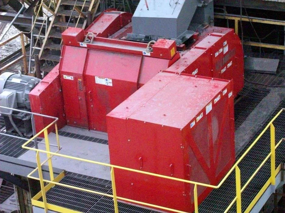 McLanahan Heavy-Duty double roll crusher installation
