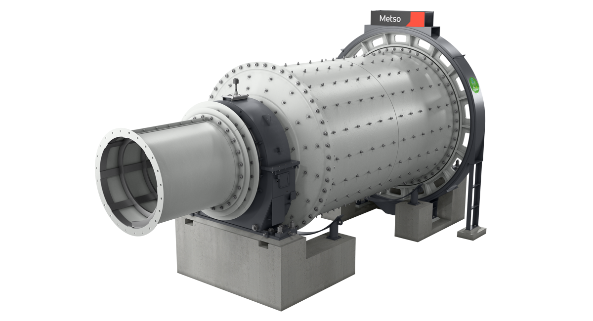 Metso Select 齿轮驱动球磨机后侧原厂图