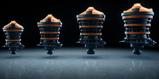 Sandvik CG800i гирационная дробилка Официальные данные серии