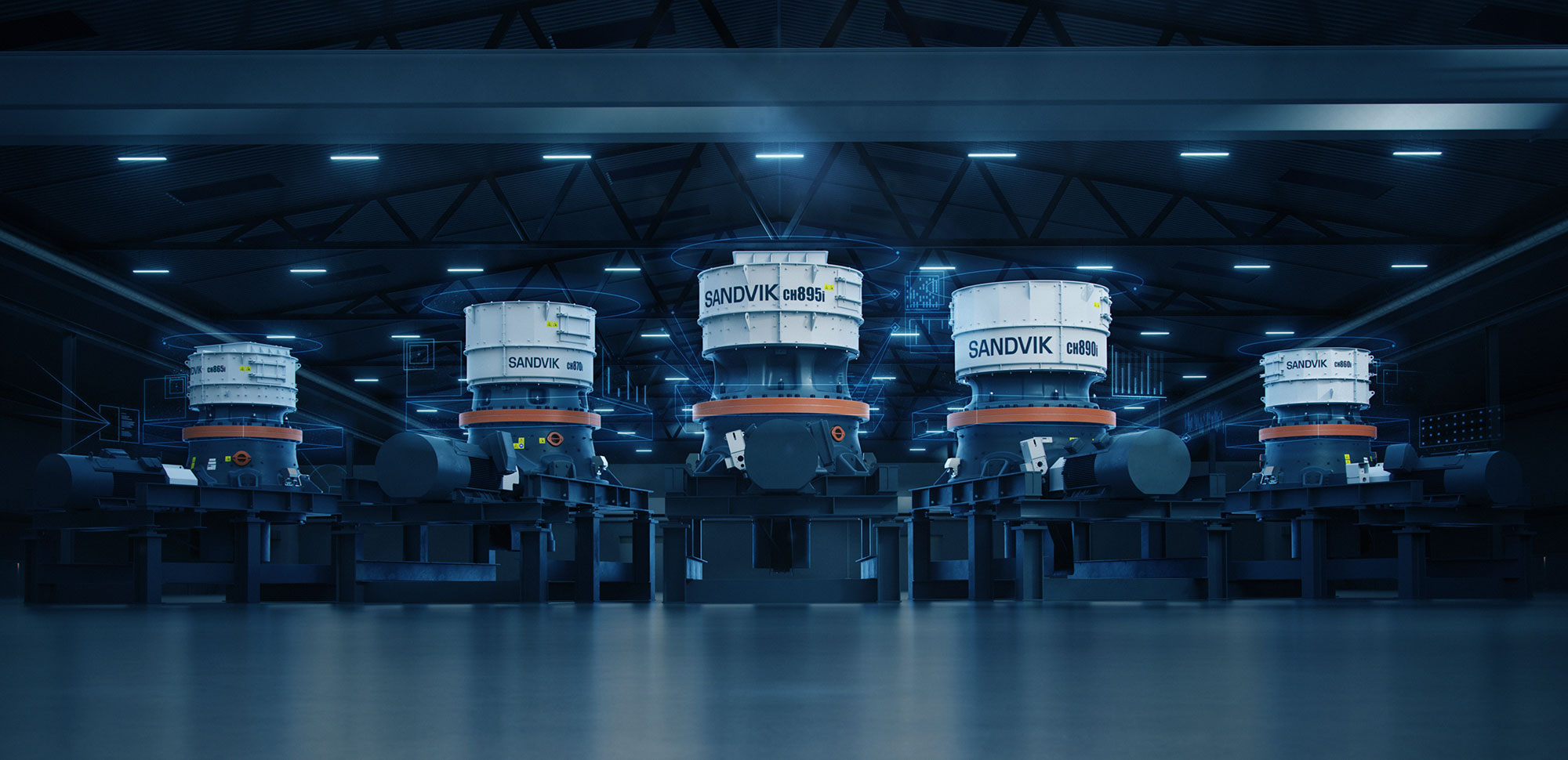 Sandvik CH800i 圆锥破碎机官方系列图