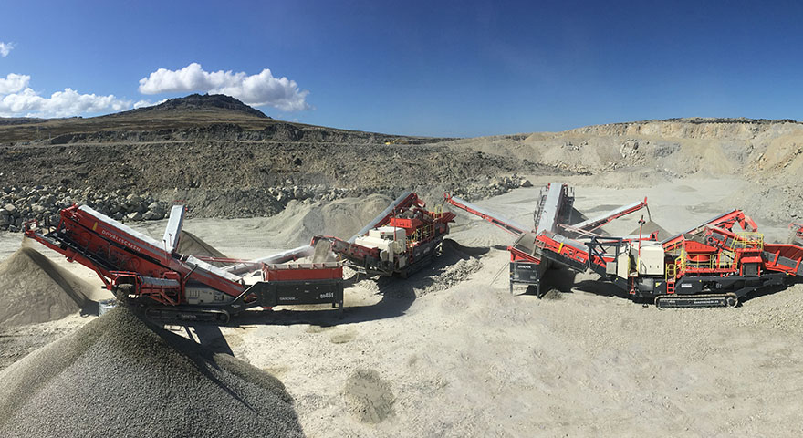 Sandvik 移动破碎与筛分设备官方产品图