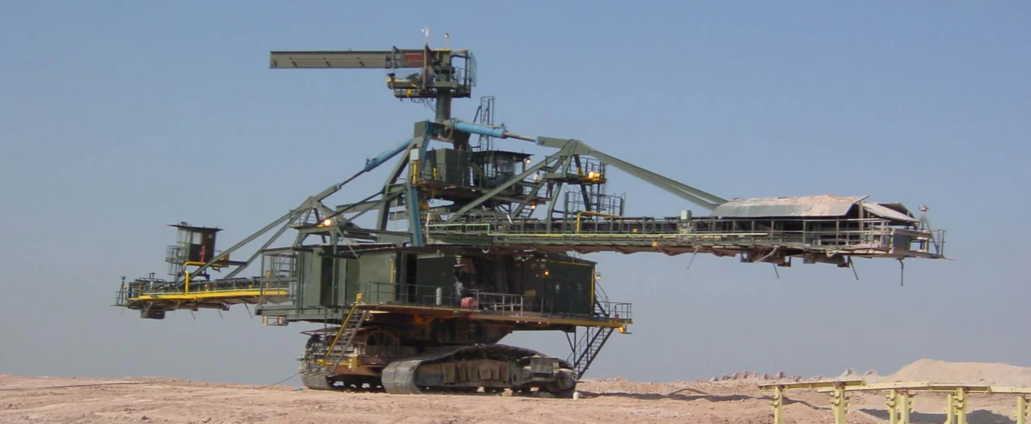 TAKRAF Mobile Transfer Conveyors Original graphic, Neyveli Item