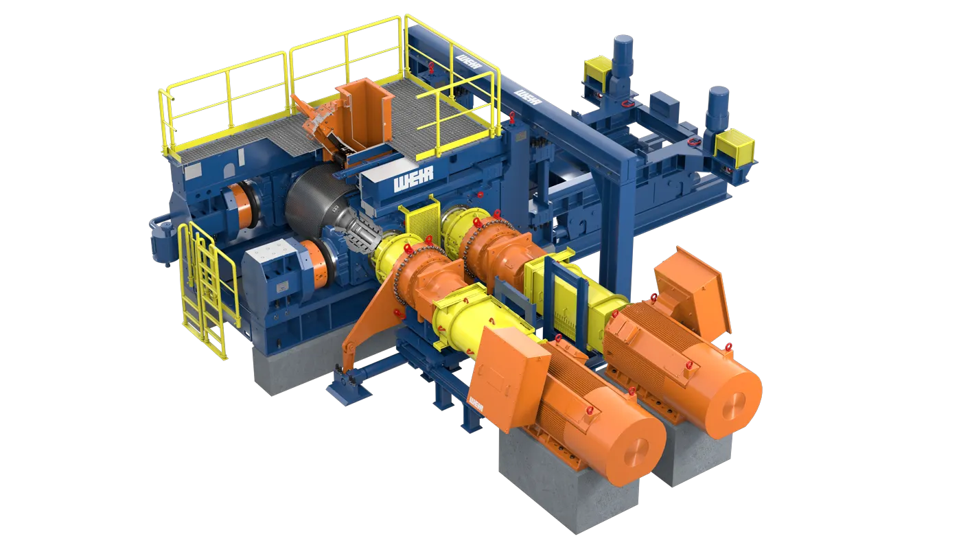 Weir Enduron HPGR Roller and hydraulics Construction Original factory scrawl