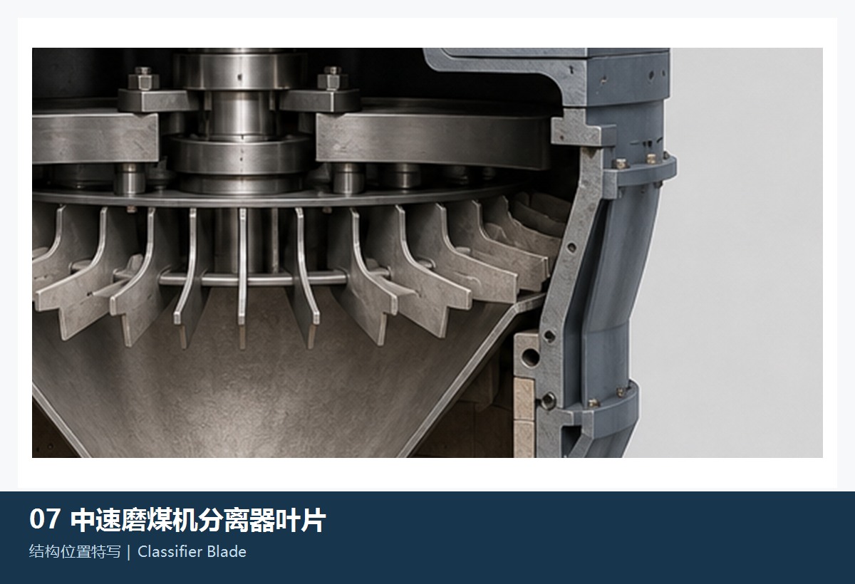 Illustration of the general classifier blade / guide vane category