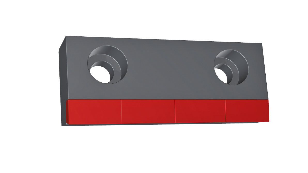Illustration of the general rear scraper blade category