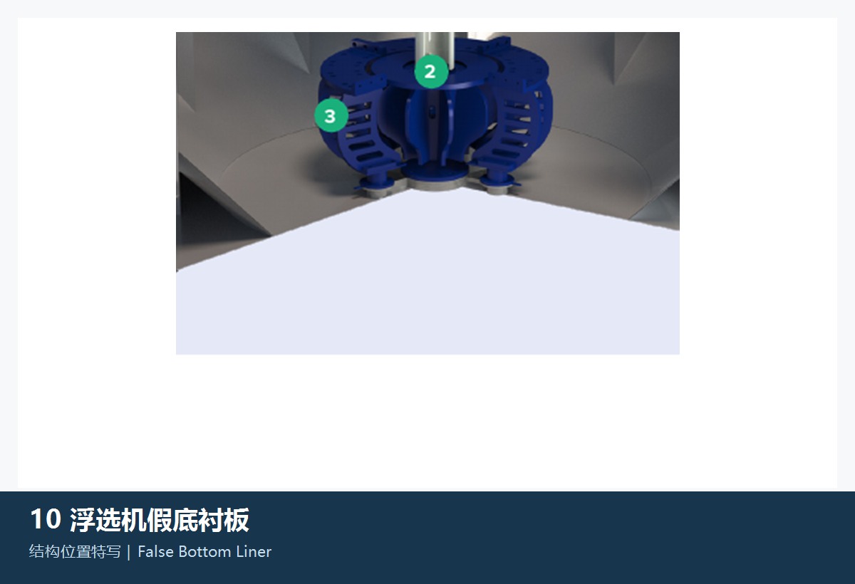 False Bottom Liner / False Foundation Part / Assembly FLS Flotation Equipment the s Construction and installation position References