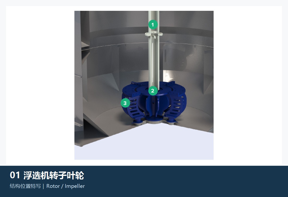 Rotor / Impeller FLS Flotation Equipment the s Construction and installation position References