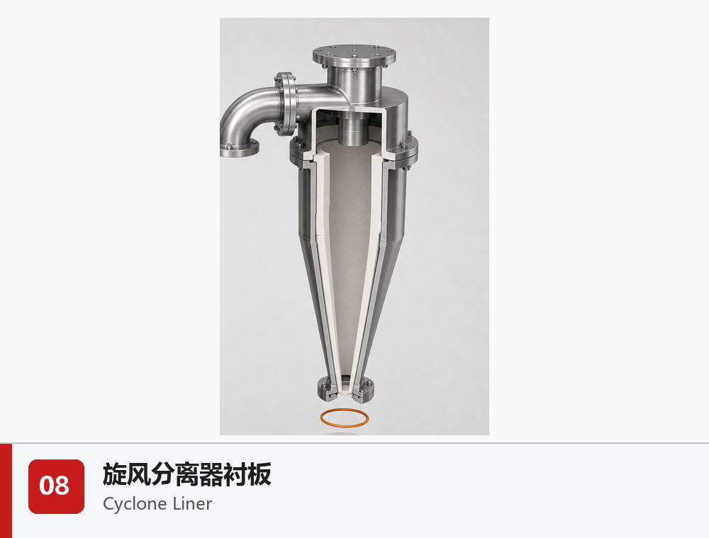 旋风分离器衬板