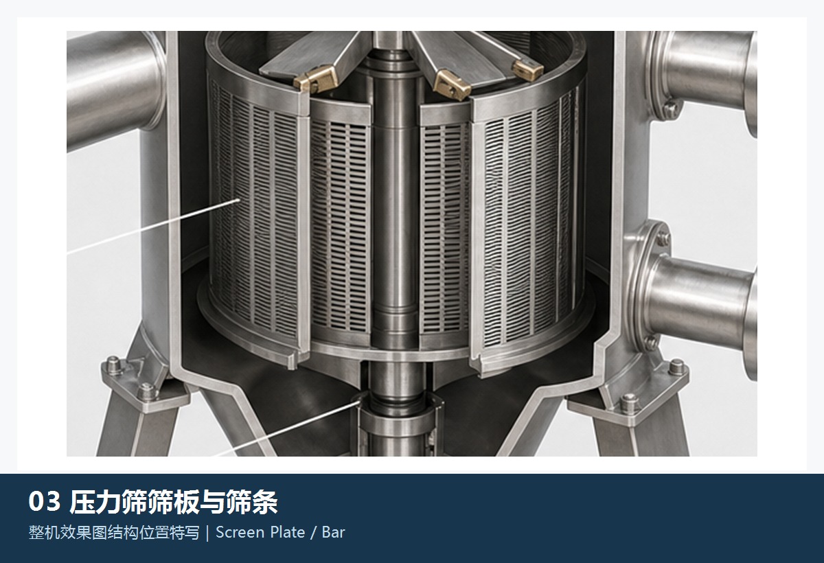 筛板与筛条通用类别示意