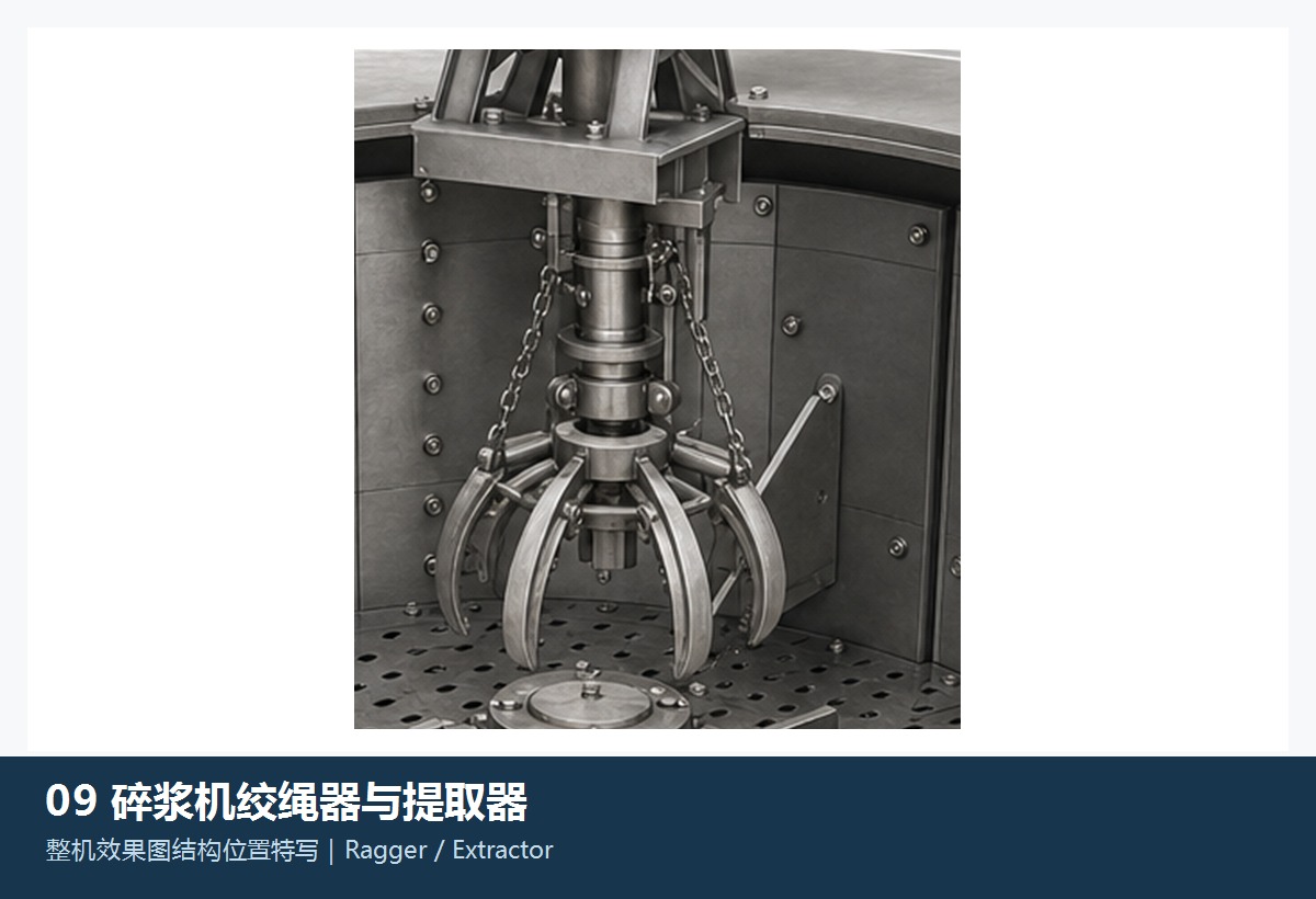 绞绳器与提取器