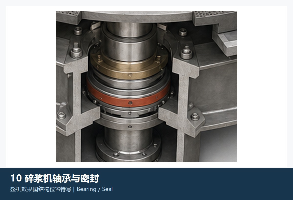 Illustration of the general bearings and seals category
