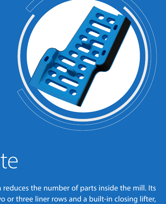 Discharge grate identification image