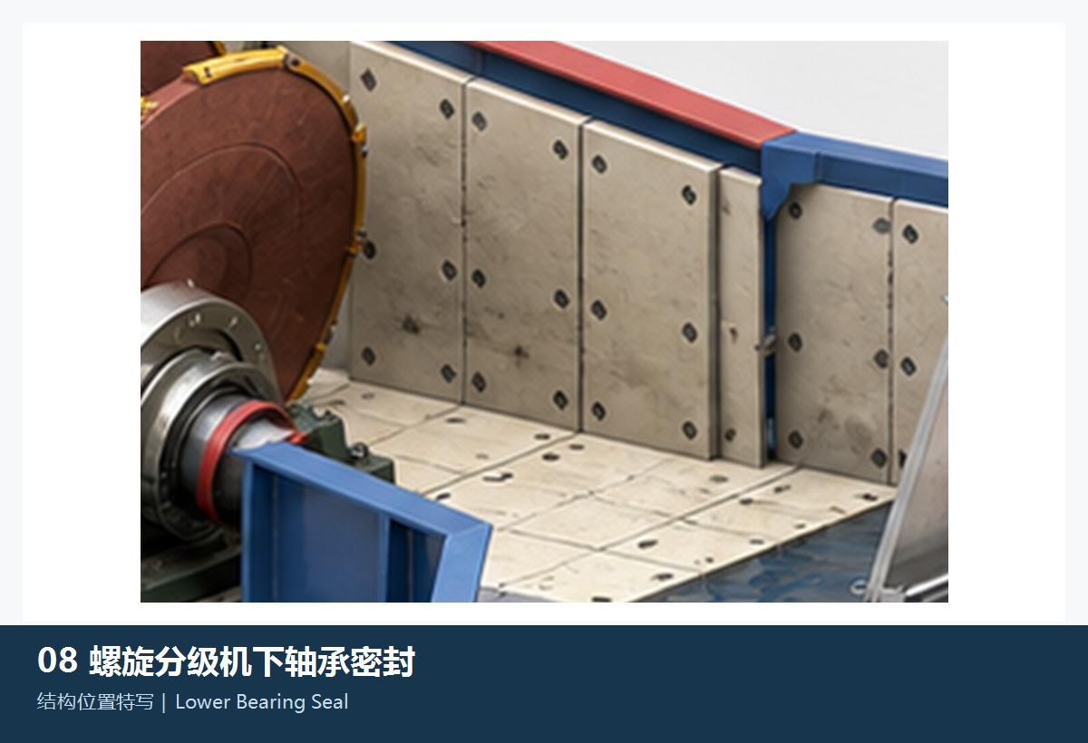 Spiral Classifier Lower Bearing Seals