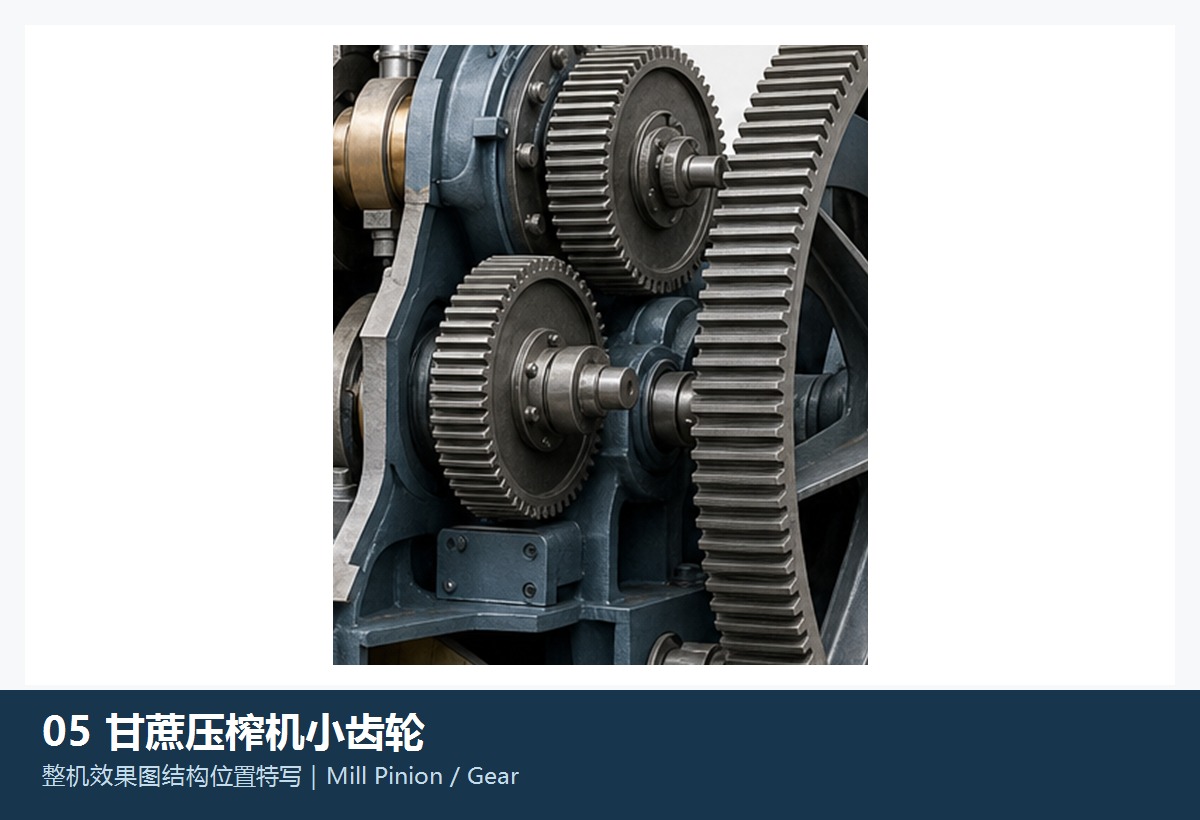 榨机小齿轮