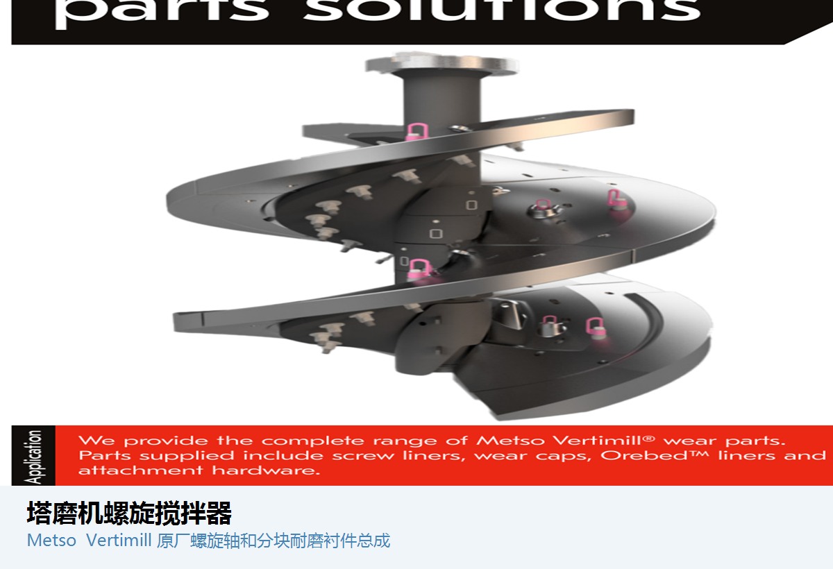 双螺旋搅拌器总成在 FLS Tower Mill FTM 中的结构与安装位置参考