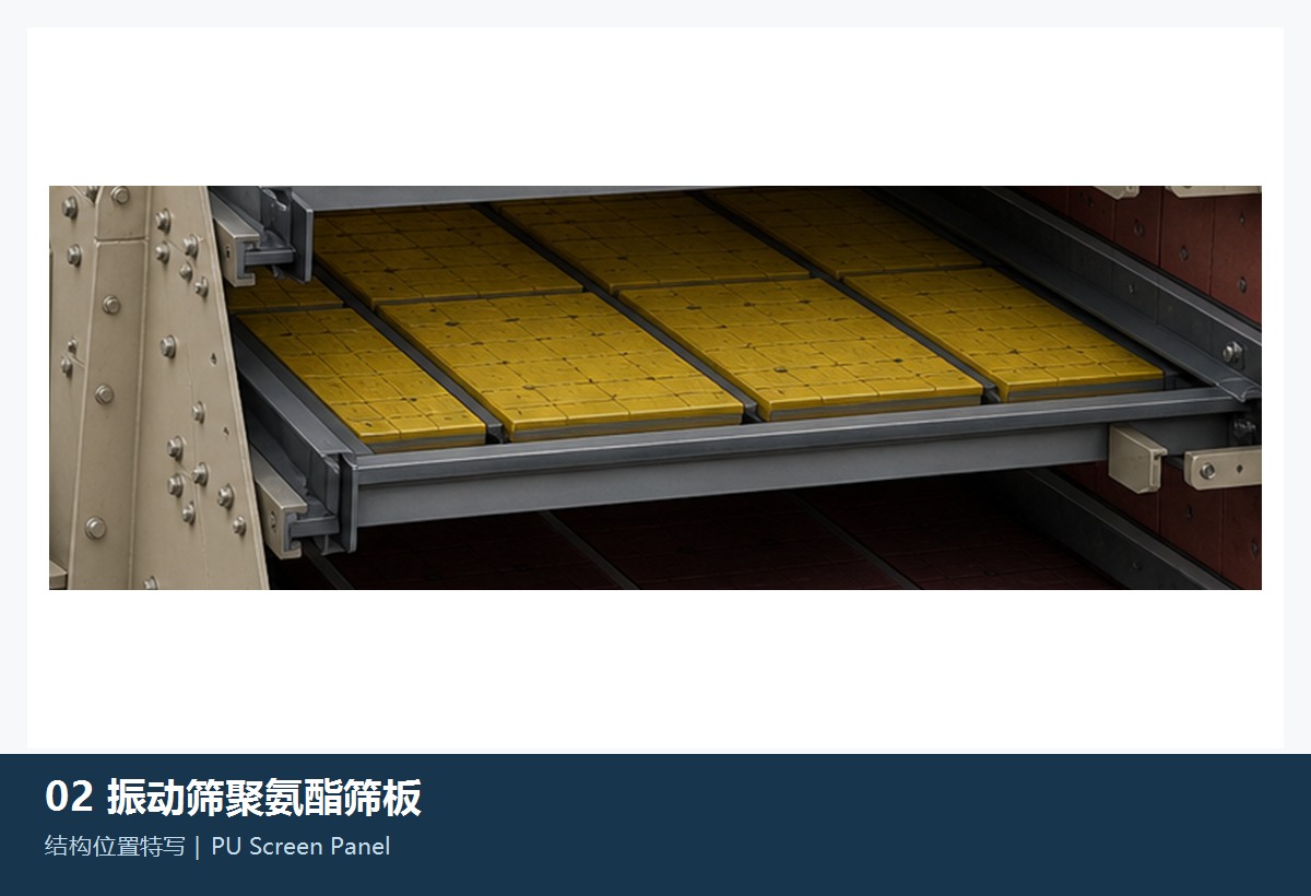 Illustration of the general polyurethane screen panel category