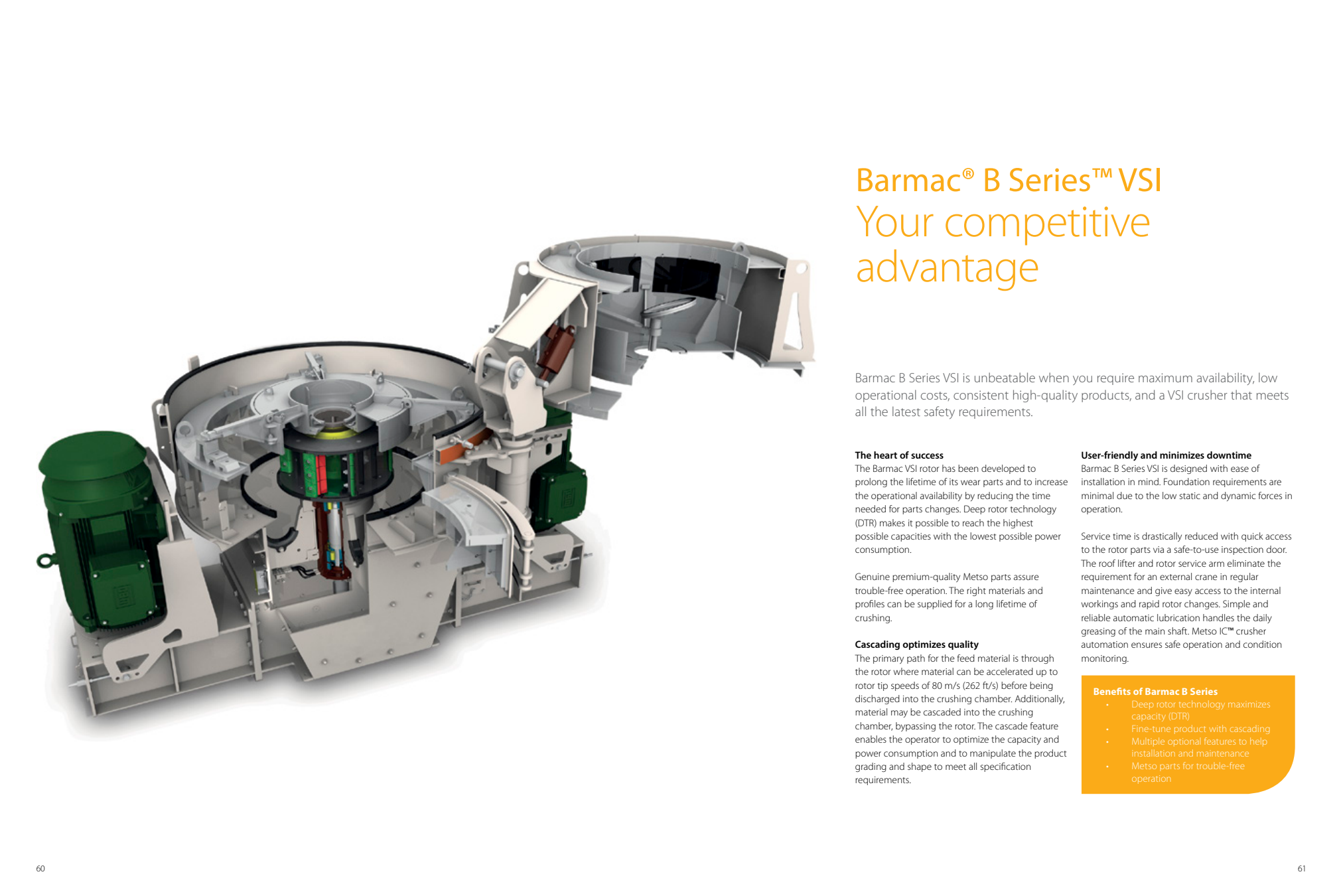 Metso Barmac B Series VSI Original factory slicing Construction Figures