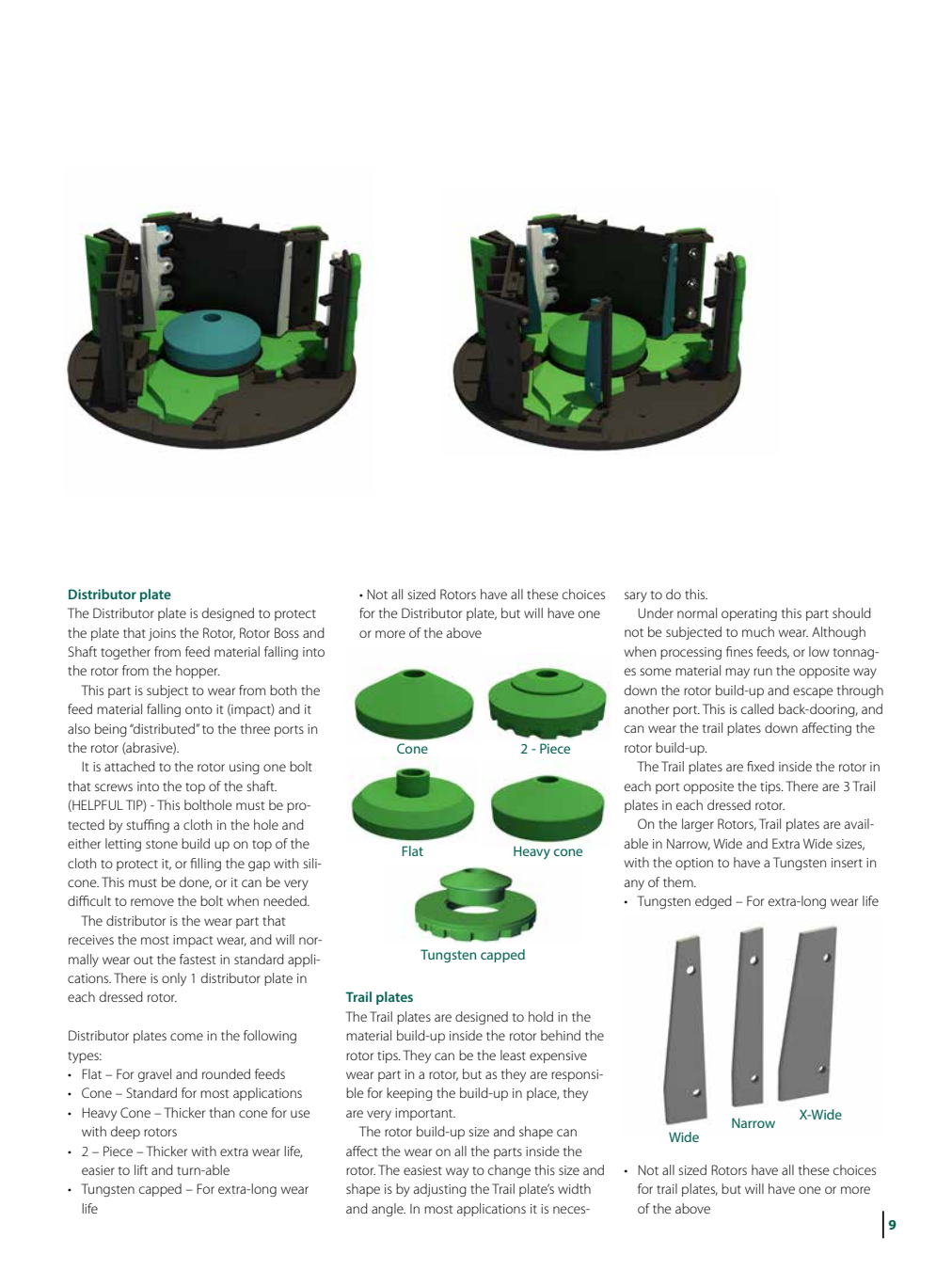 Metso Barmac Distributor Plate Identification Figures