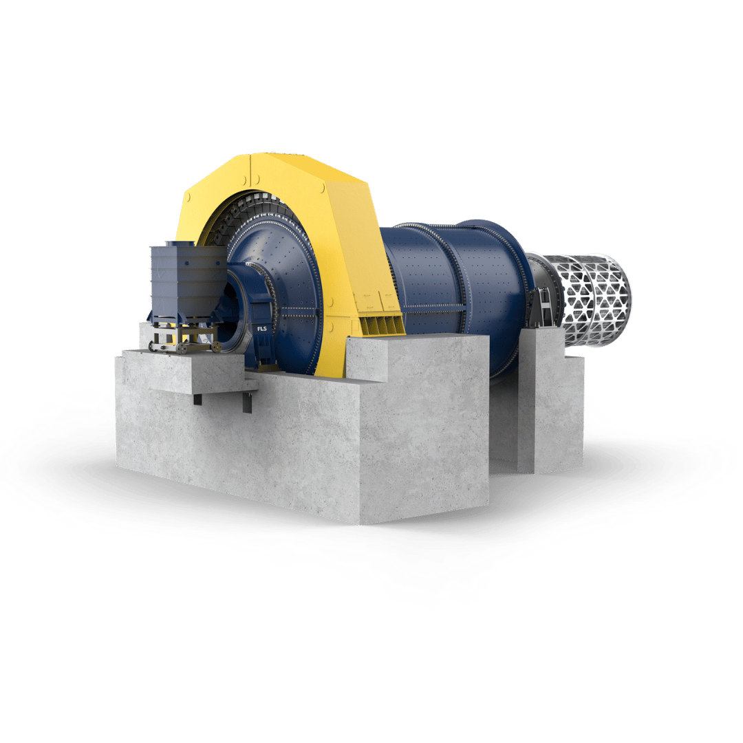 FLS Ball Mills Whole machine rendering