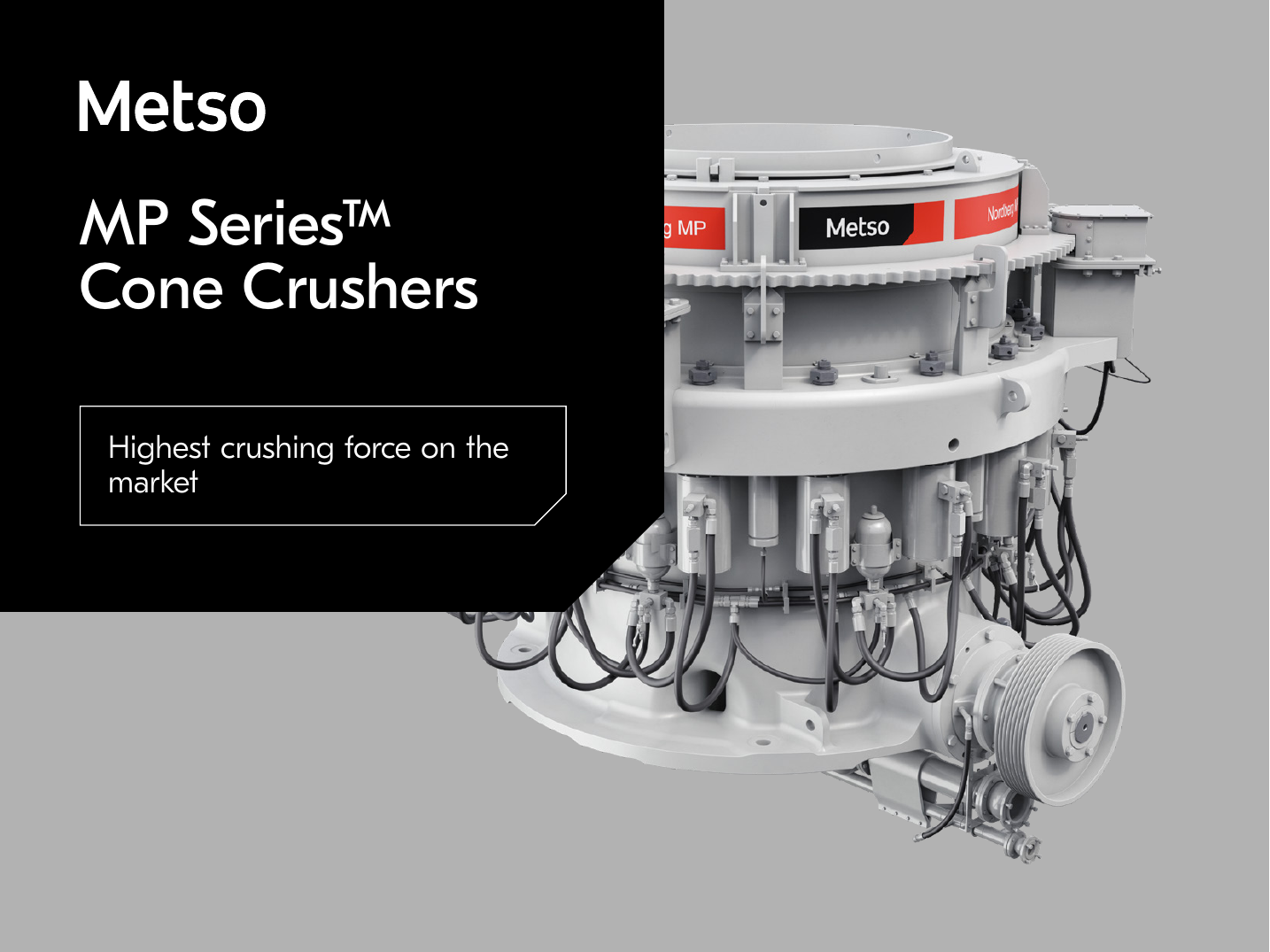 Metso Nordberg MP Series 圆锥破碎机原厂整机图