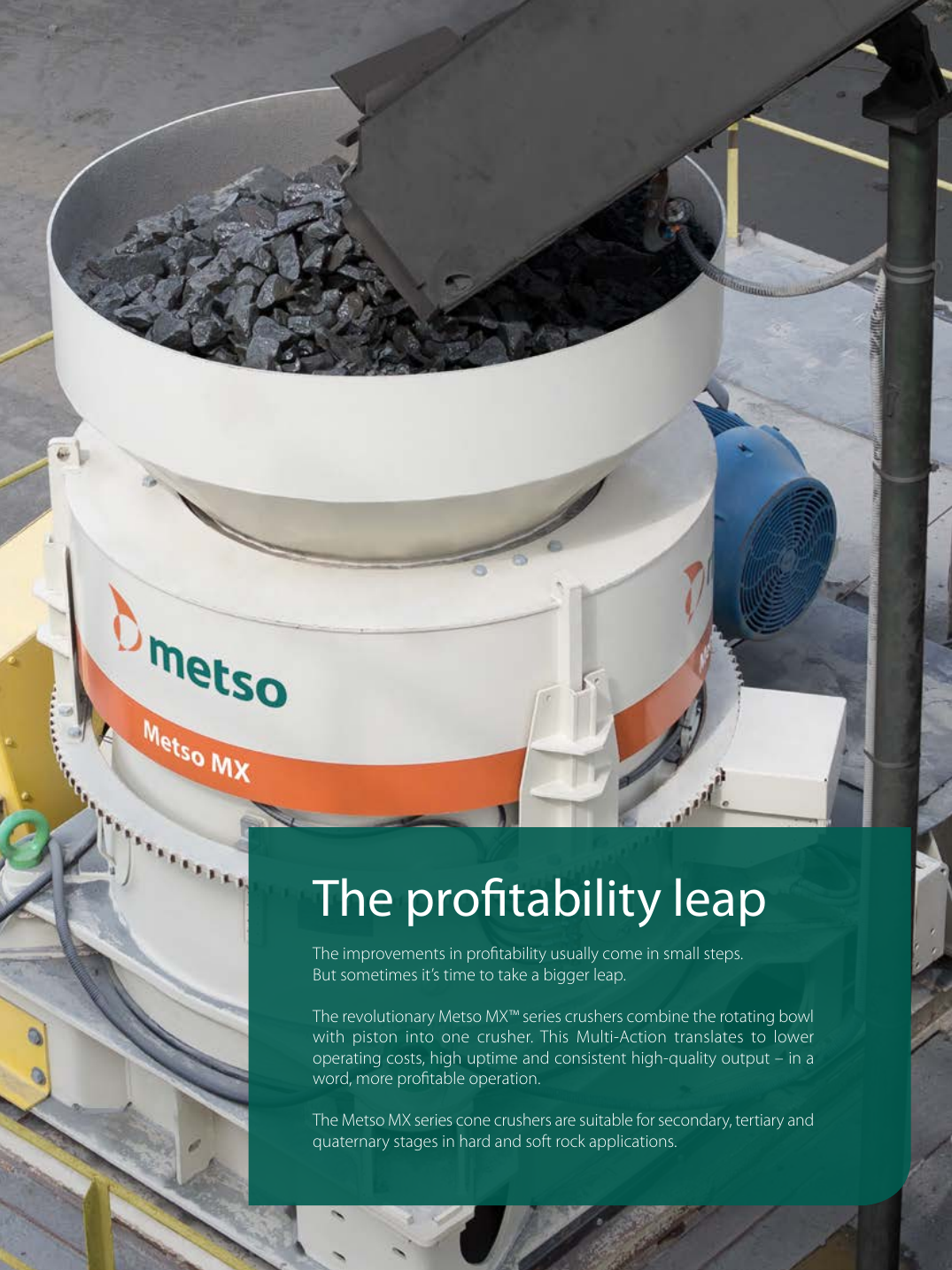 Metso MX Series 圆锥破碎机现场装机