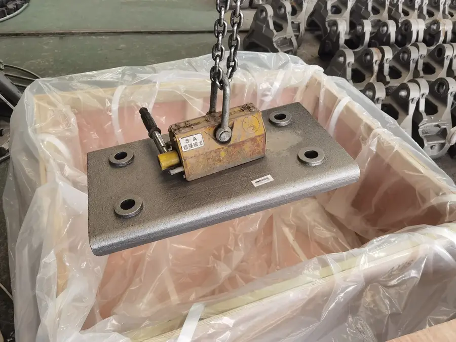 Lifting inspection of liners for a Pennsylvania Crusher project