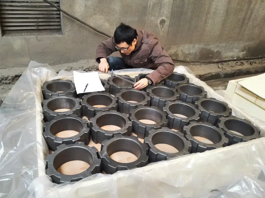 Batch inspection of ring hammers for a Pennsylvania Crusher project