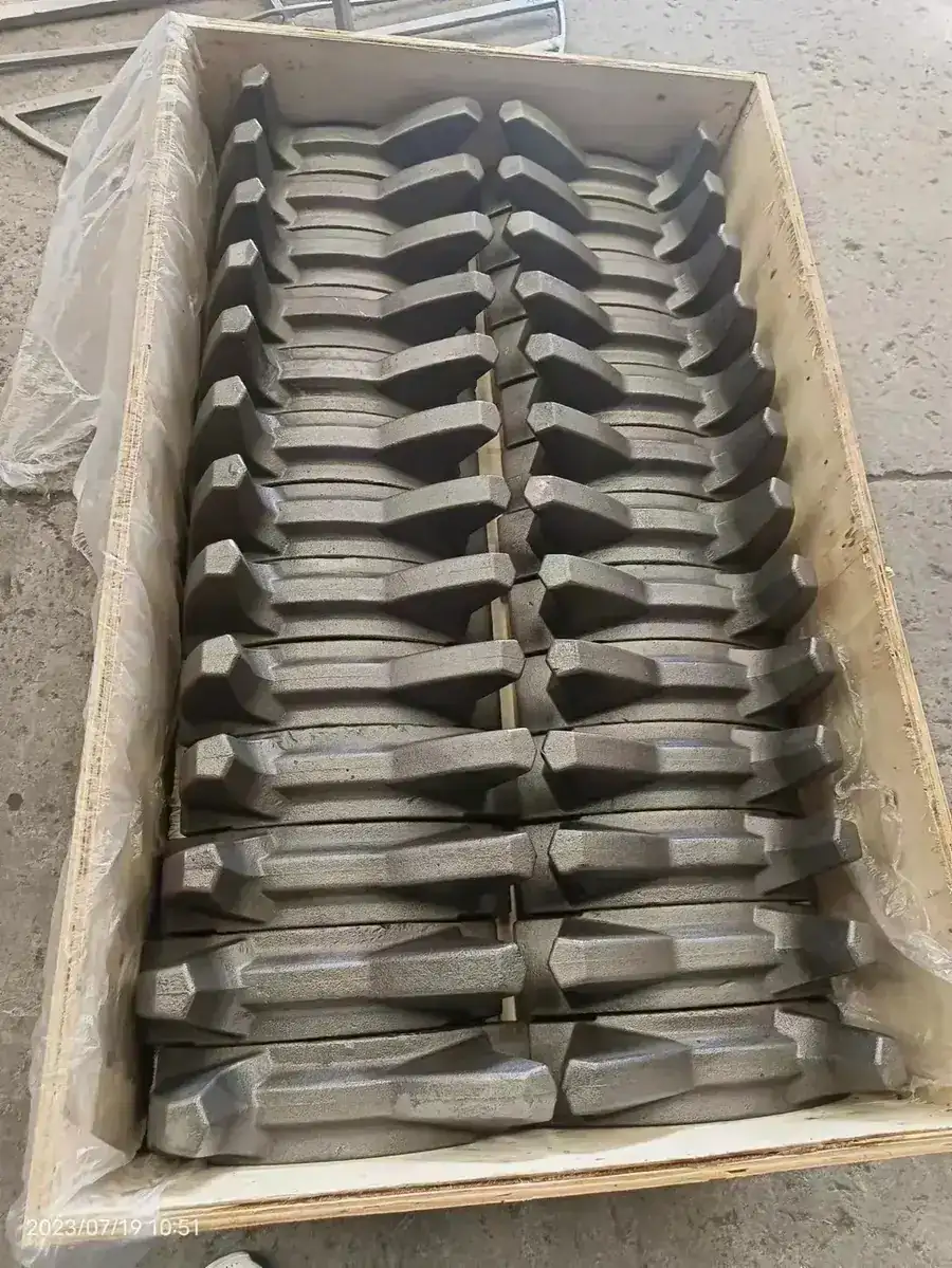 Packed sizer teeth for a Pennsylvania Crusher project
