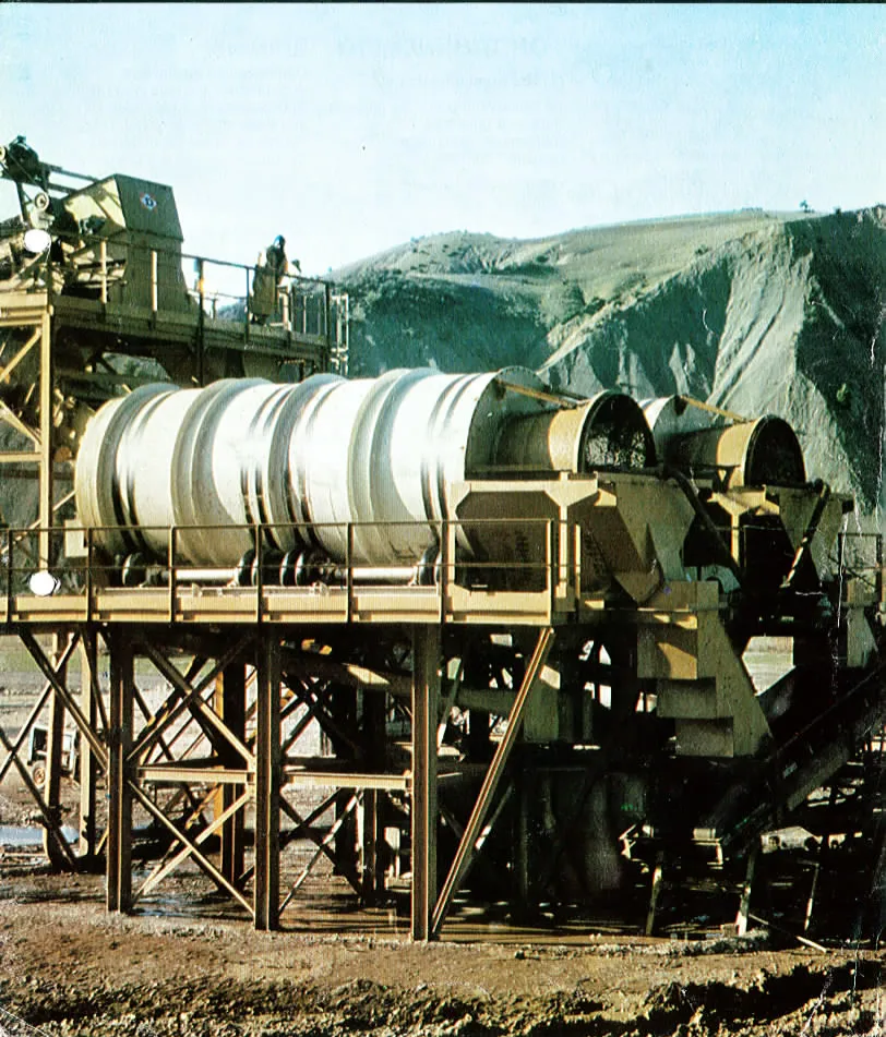 Bergeaud LD lavador de fricción de mineral