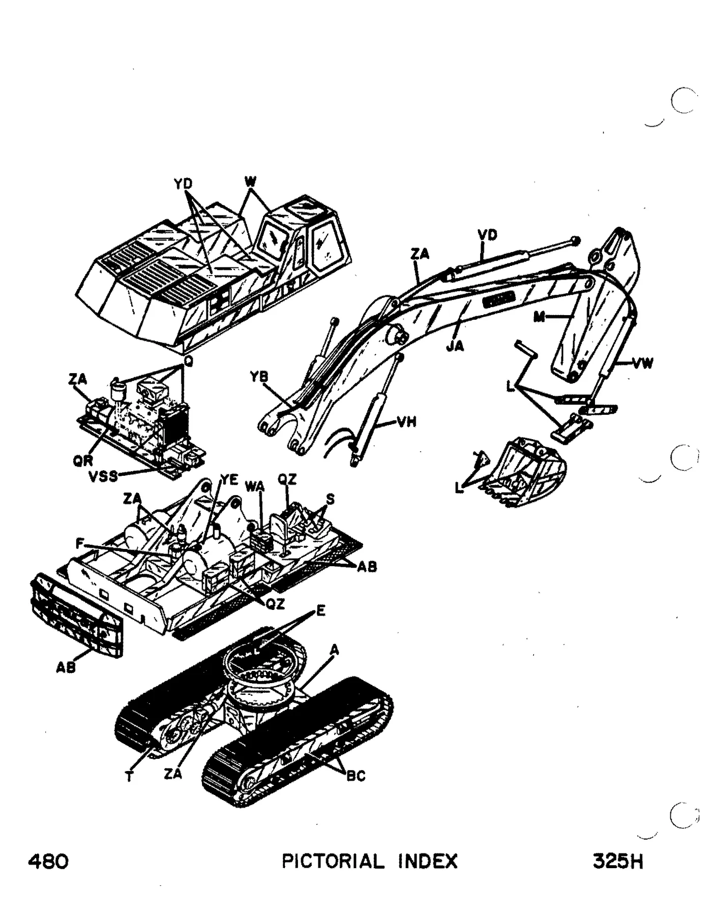 Palas grúa y excavadoras Bucyrus-Erie (serie B, 22BM, 325H)
