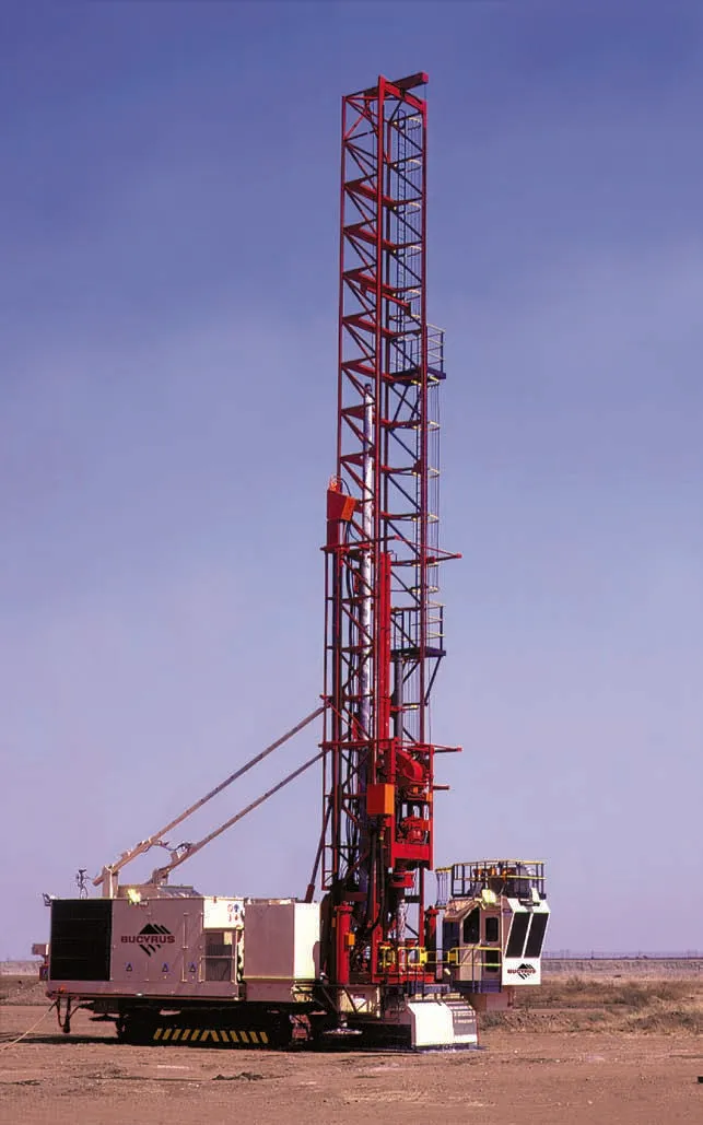 Perforadoras rotativas de barrenos de voladura Bucyrus serie HR / SK