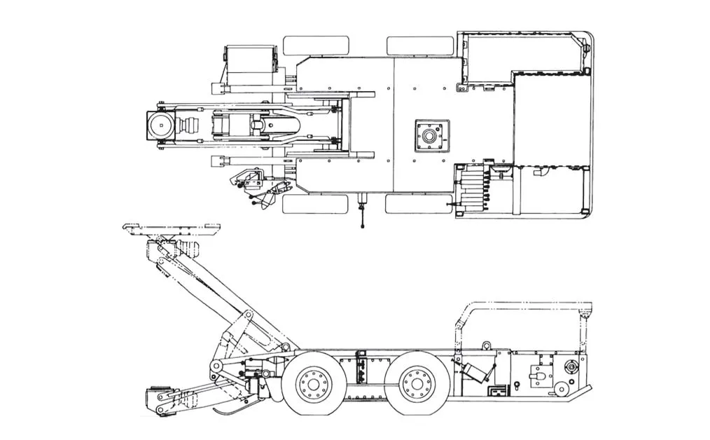 Empernadoras de techo Bucyrus (LRB / RB2)