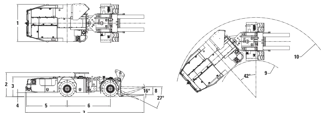 Sostenimientos de techo hidráulicos y transportadores de escudos Bucyrus