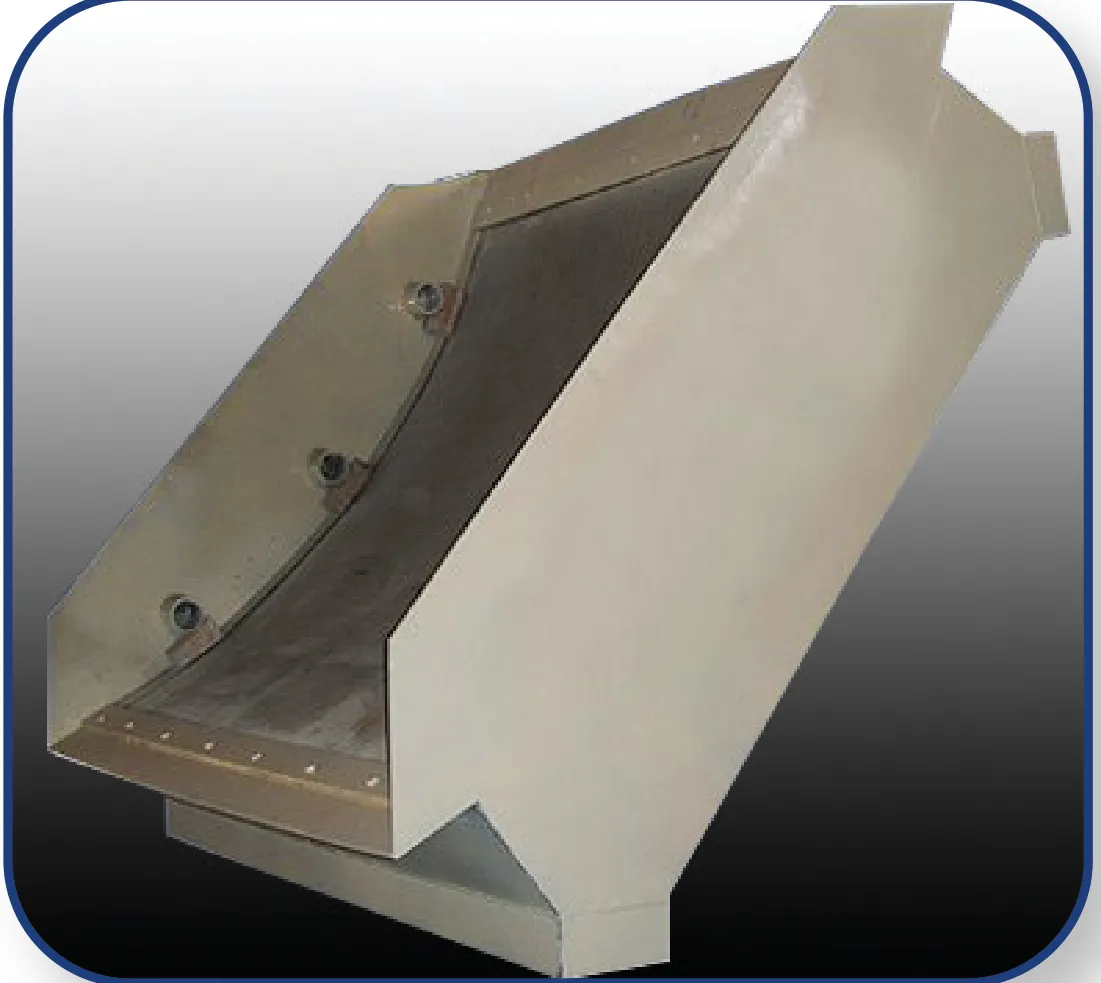 Caja de alimentación de criba curva Elgin