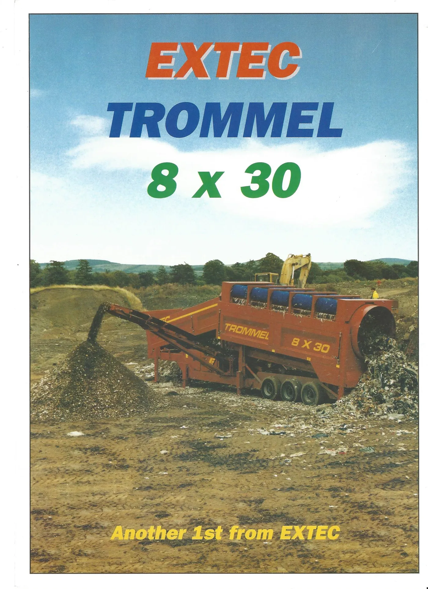 Criba de tambor móvil Trommel