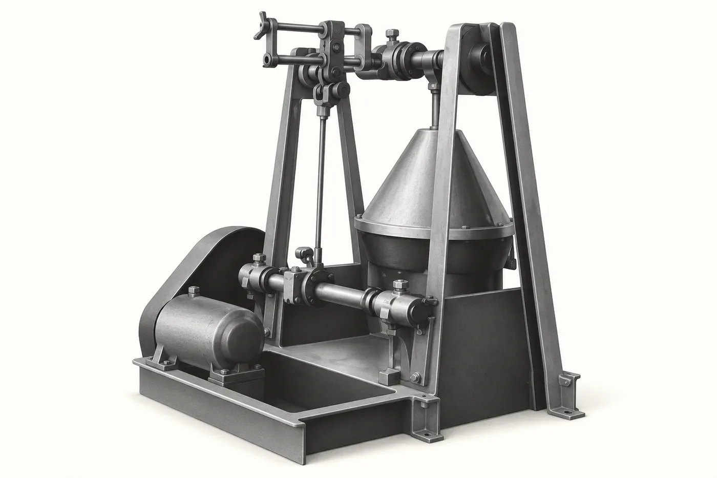 Bomba histórica de diafragma Hardinge