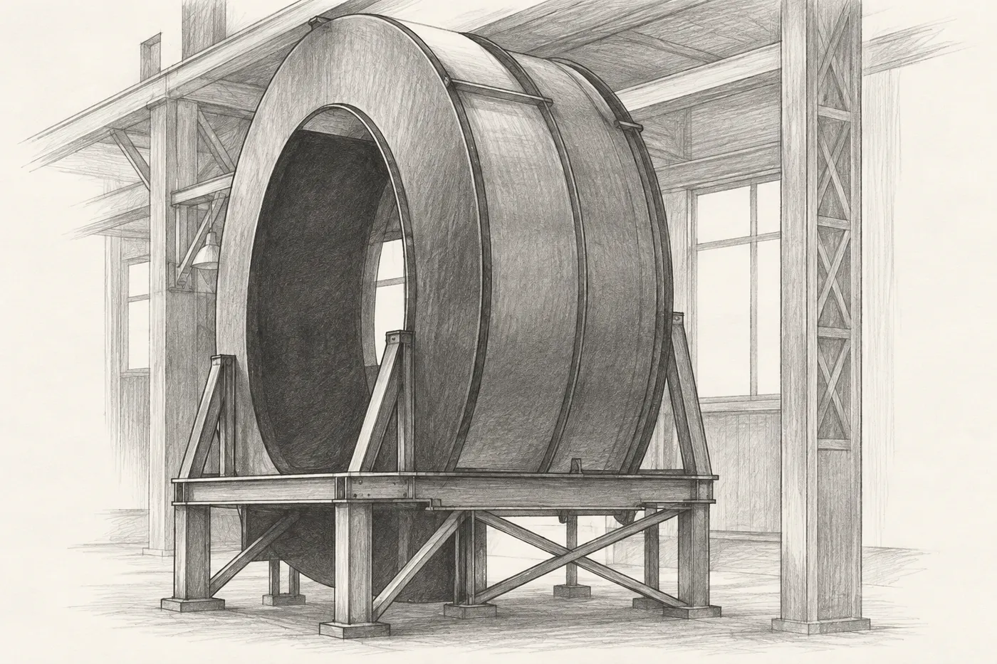 Molino autógeno de impacto para minerales Hardinge-Hadsel