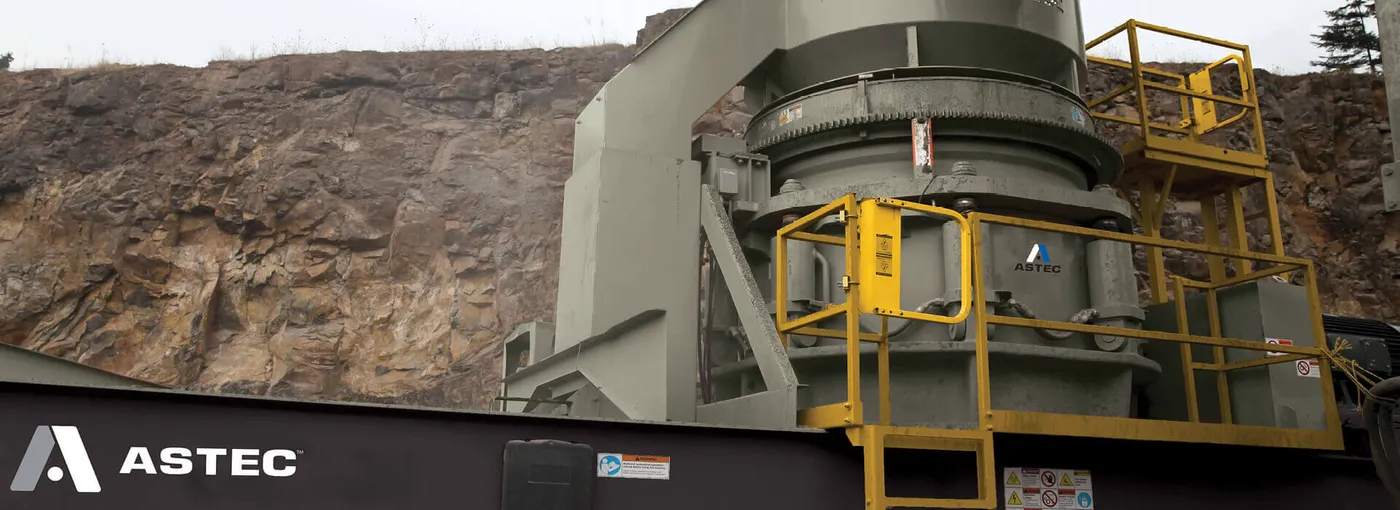 Planta de trituración de cono sobre ruedas Kodiak